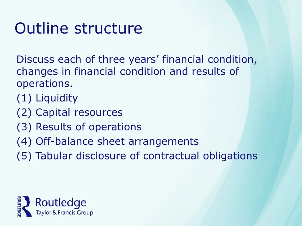 outline structure