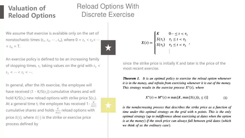 reload options with discrete exercise 1