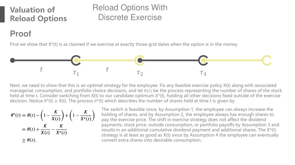 reload options with discrete exercise 2
