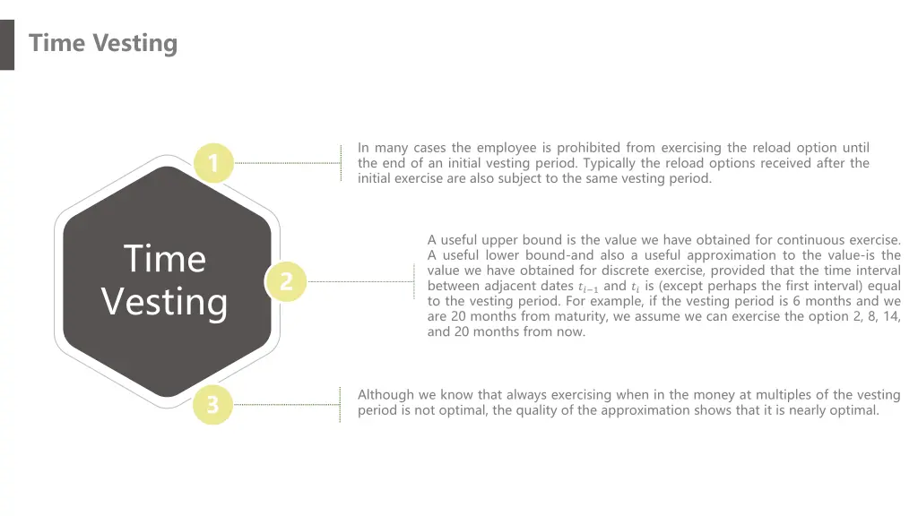time vesting