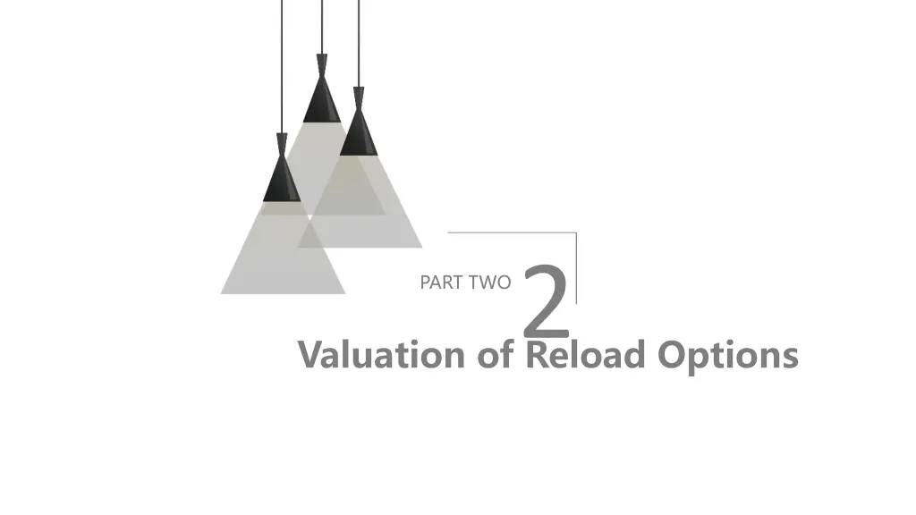 valuation of reload options 2