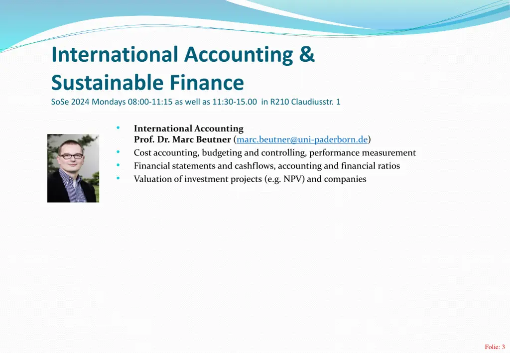 international accounting sustainable finance sose