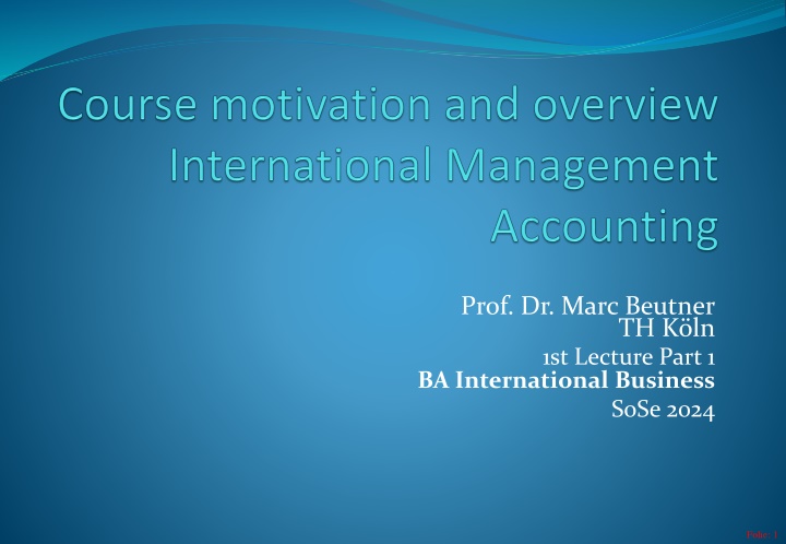 prof dr marc beutner