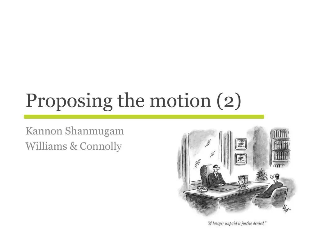 proposing the motion 2