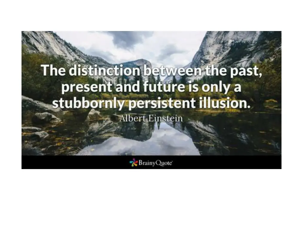 the distinction between the past present