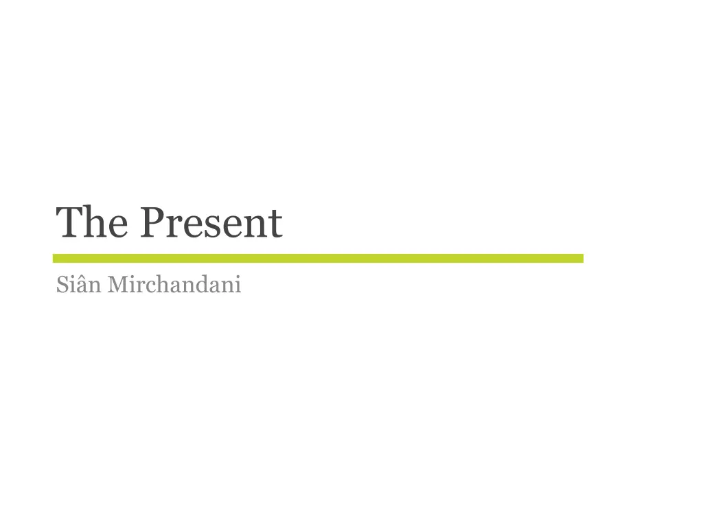 the present
