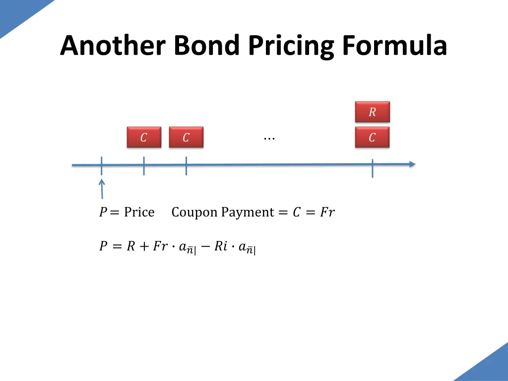 another bond pricing formula 8