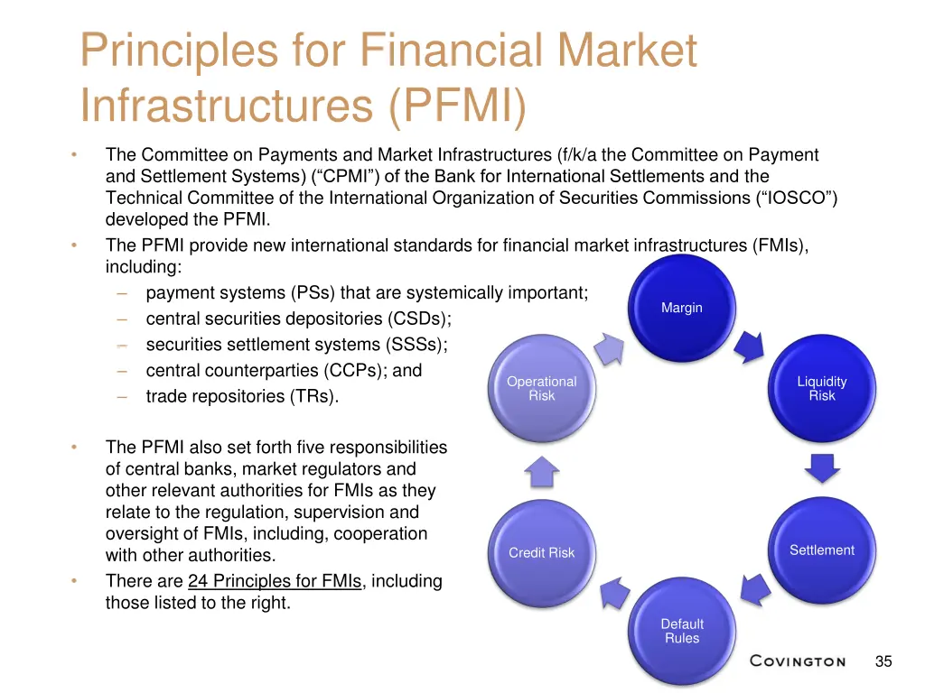 principles for financial market infrastructures