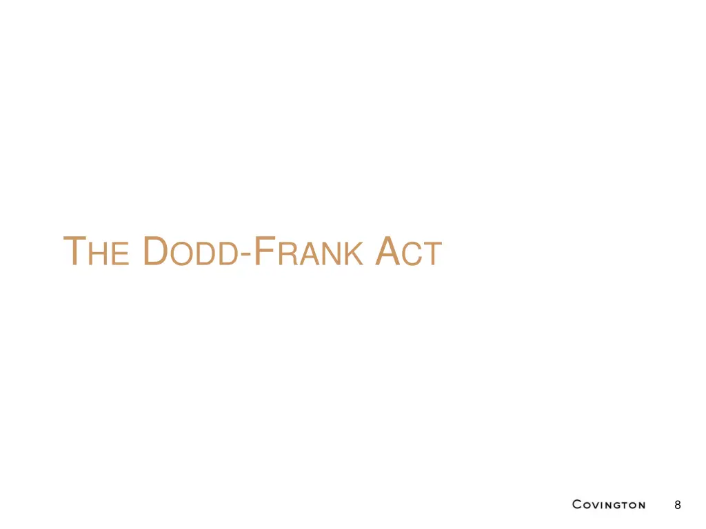 t he d odd f rank a ct