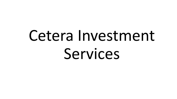 cetera investment services