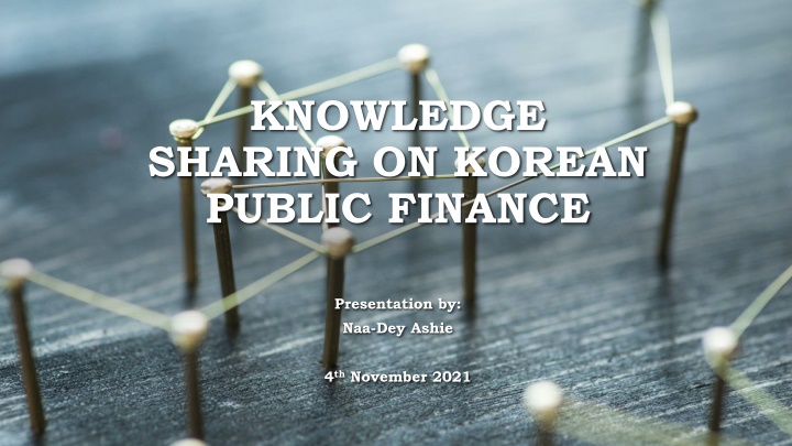 knowledge sharing on korean public finance