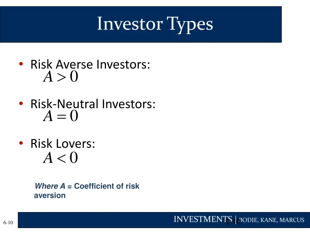 investor types