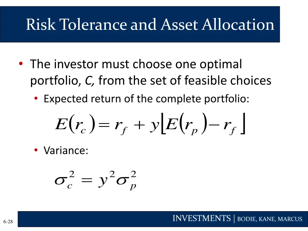 risk tolerance and asset allocation