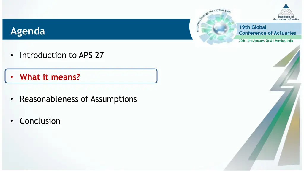 19th global conference of actuaries 2