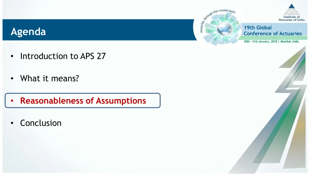 19th global conference of actuaries 3