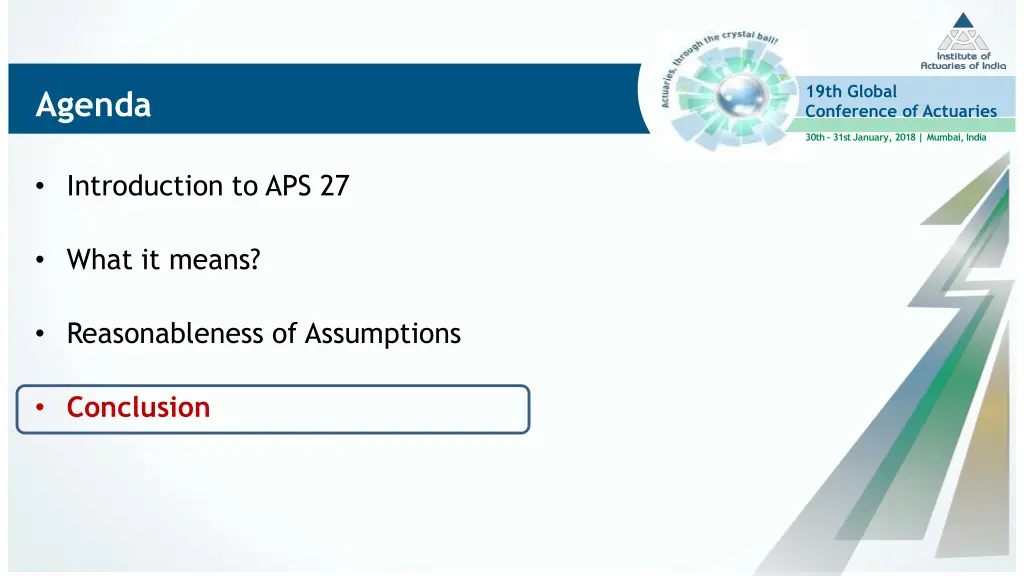 19th global conference of actuaries 4