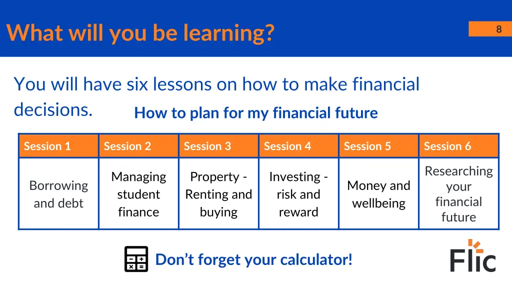 what will you be learning