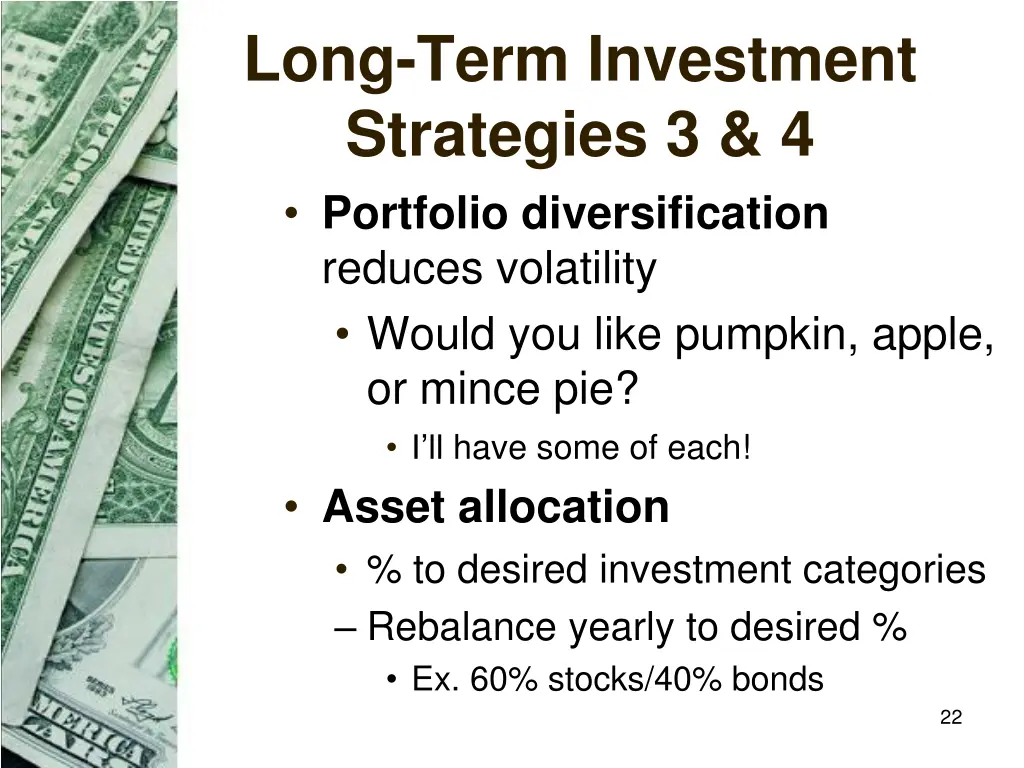 long term investment strategies 3 4 portfolio