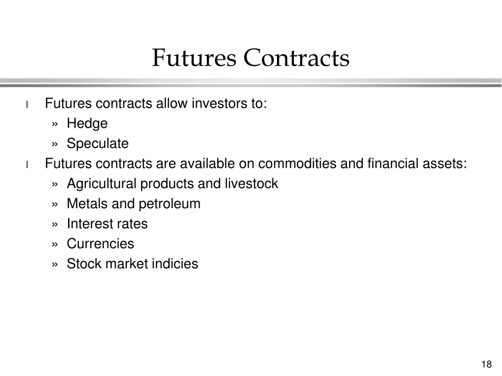 futures contracts 1
