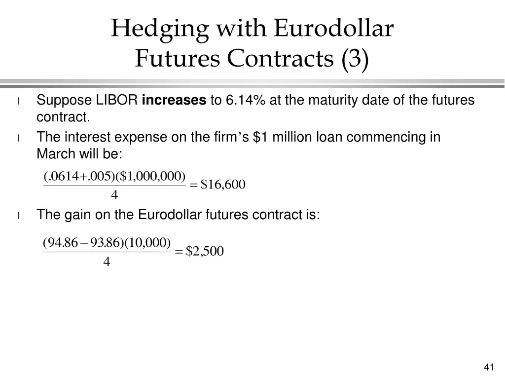 hedging with eurodollar futures contracts 3