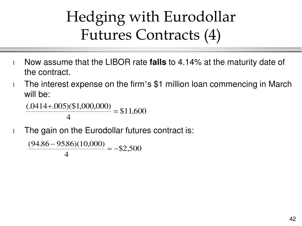 hedging with eurodollar futures contracts 4
