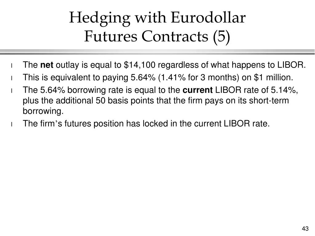 hedging with eurodollar futures contracts 5