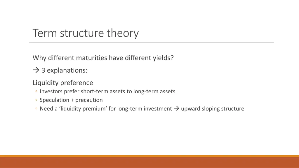 termstructure theory