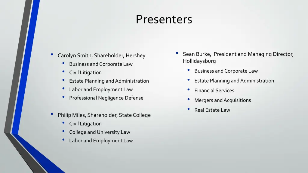 presenters
