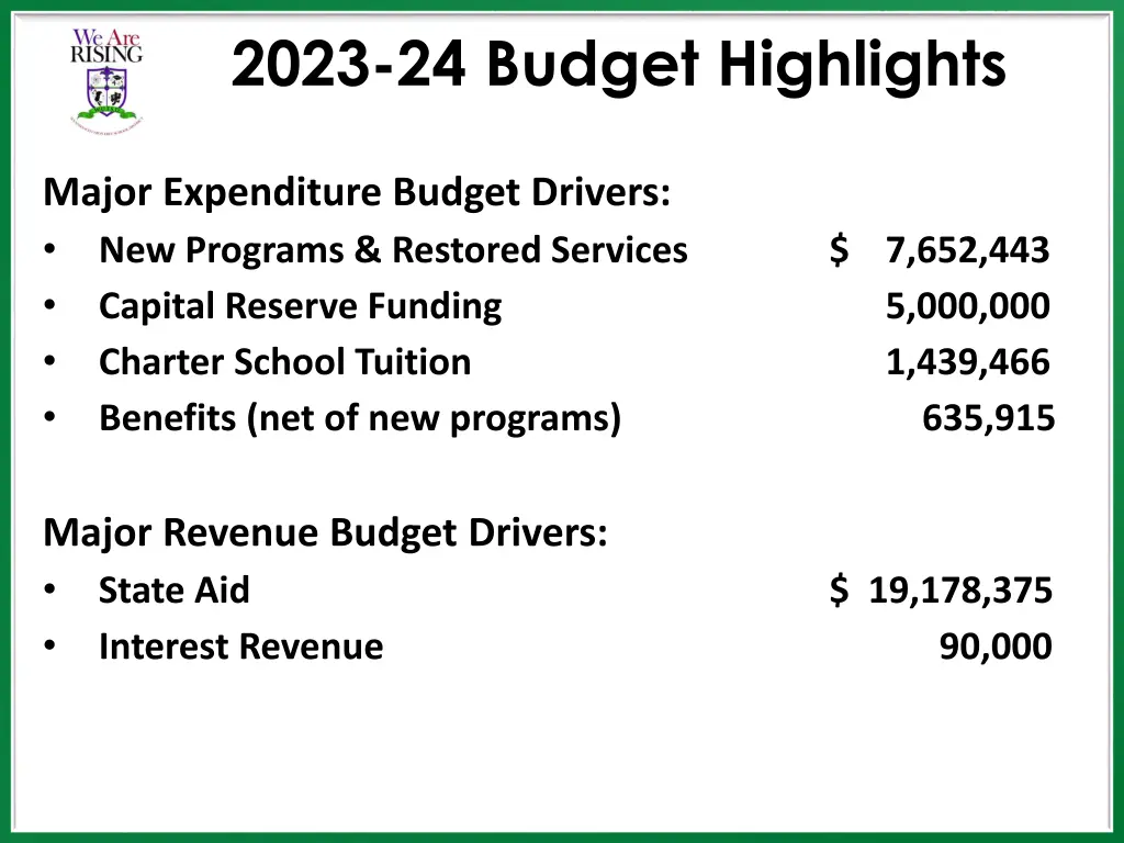 2023 24 budget highlights 1