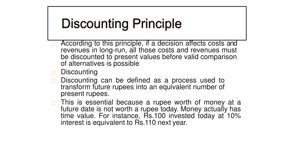according to this principle if a decision affects