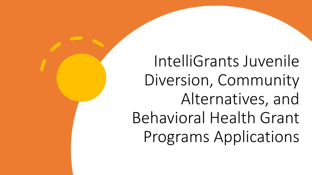 intelligrants juvenile diversion community