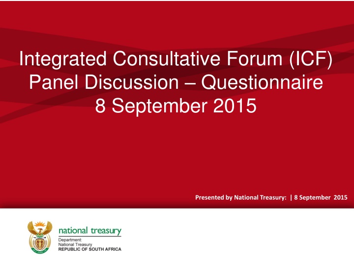 integrated consultative forum icf panel