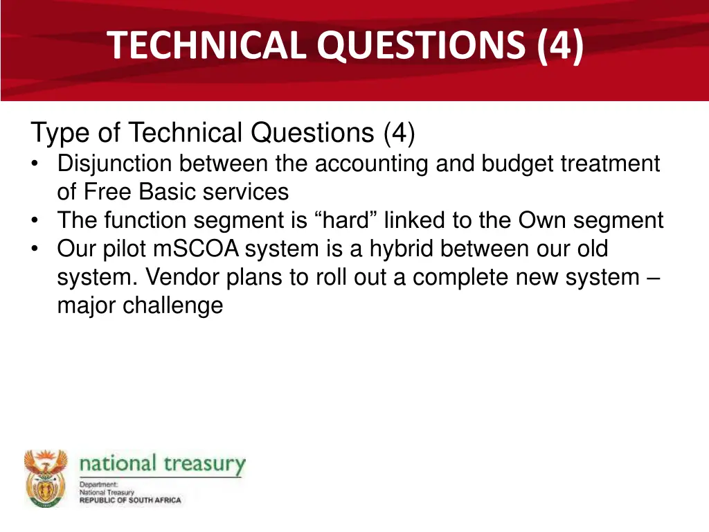 technical questions 4
