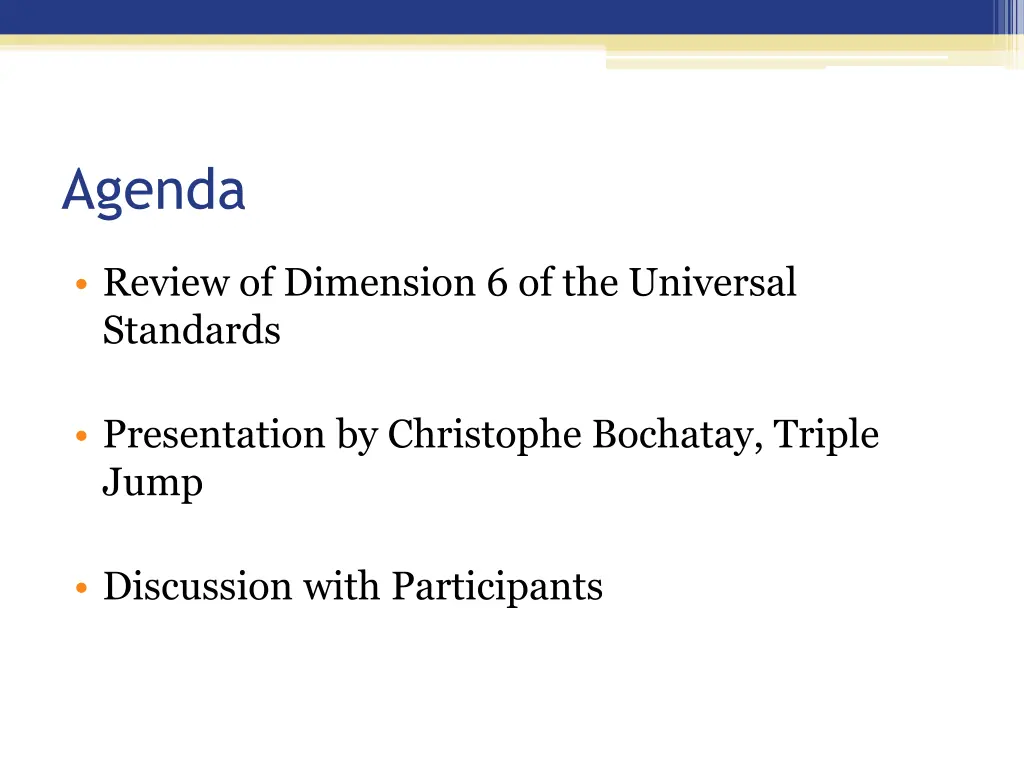 agenda
