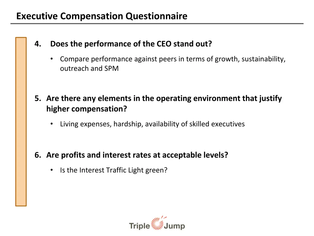 executive compensation questionnaire 1