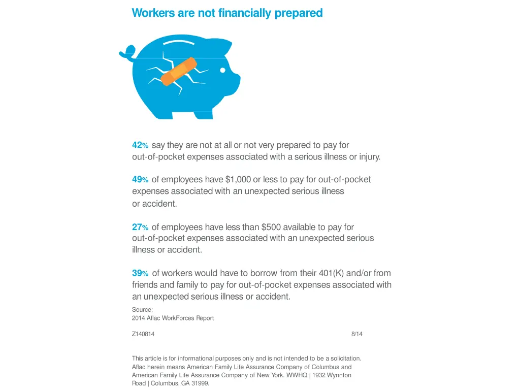 workers are not financially prepared