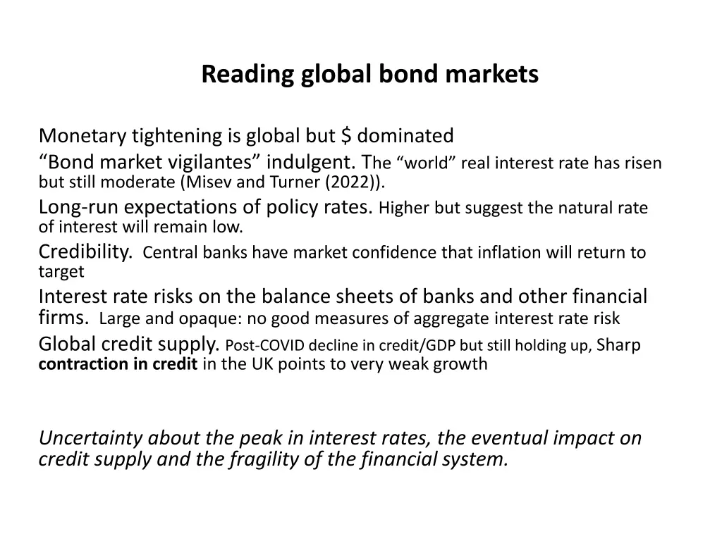 reading global bond markets