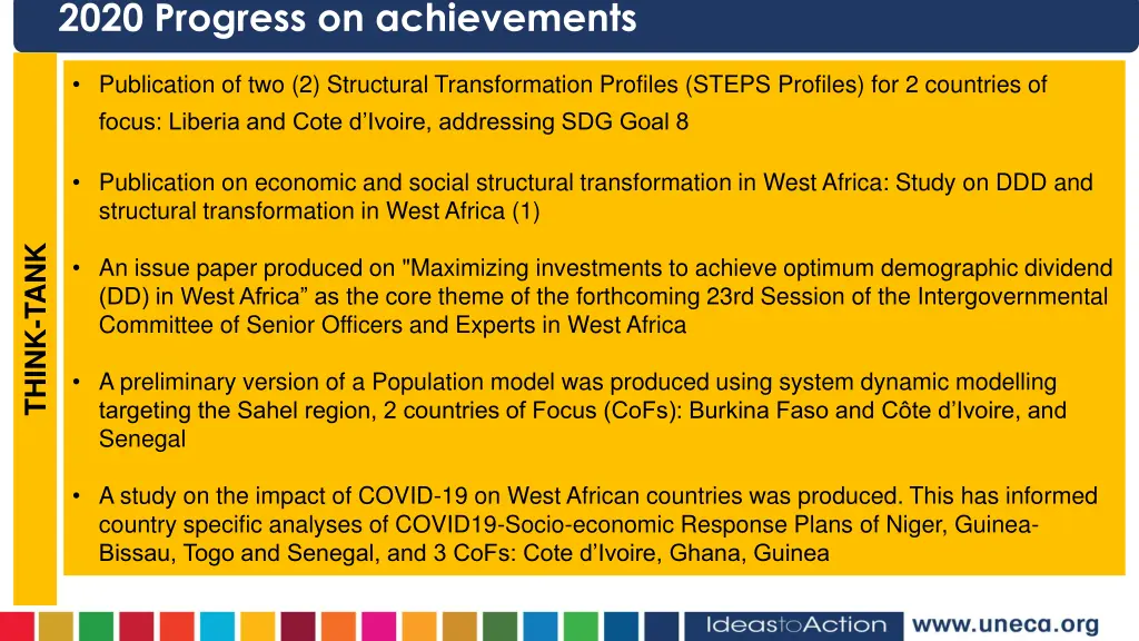 2020 progress on achievements