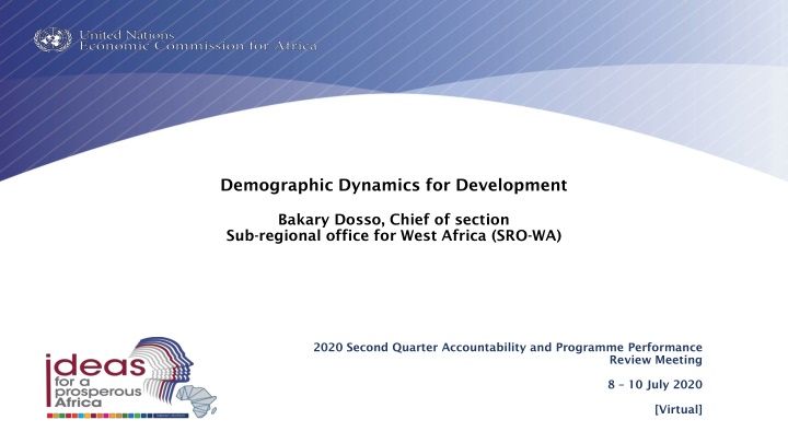 demographic dynamics for development