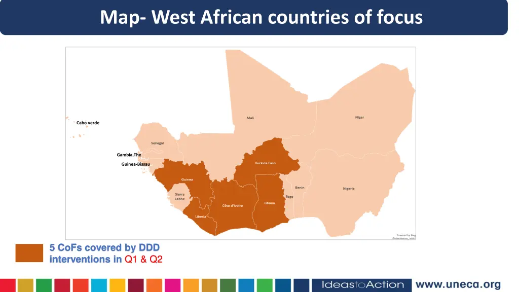 map west african countries of focus