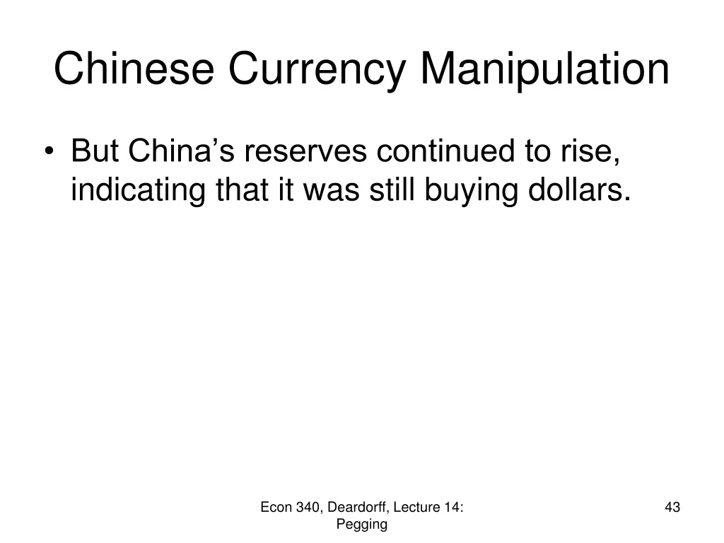 chinese currency manipulation 1
