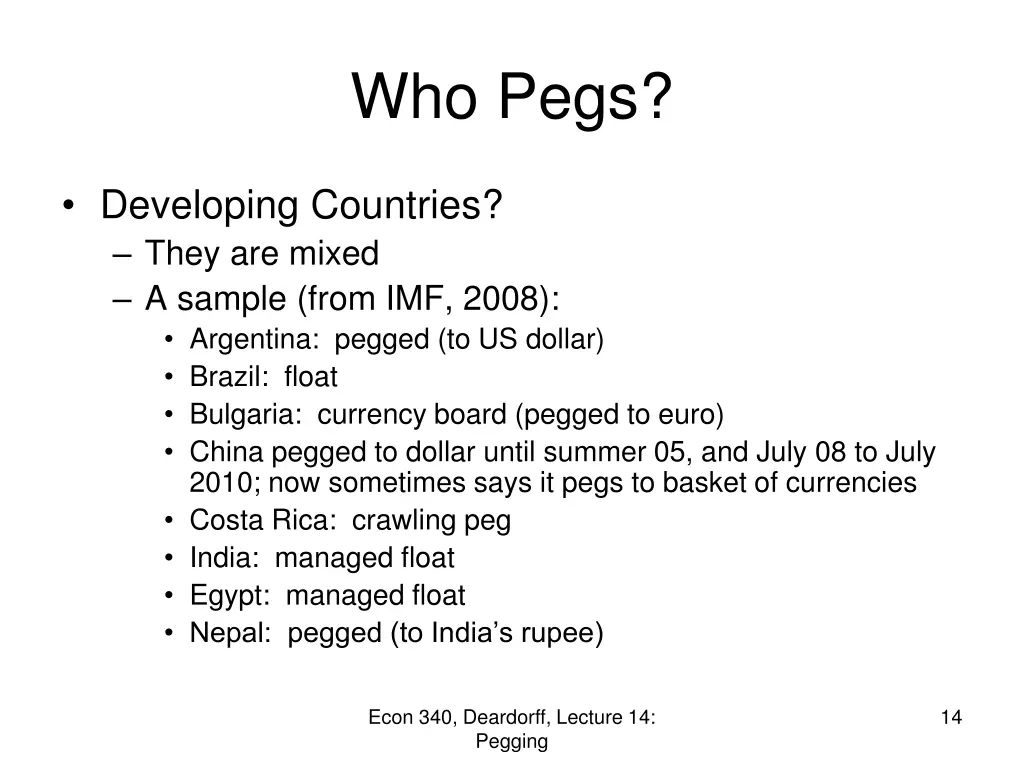 who pegs 3