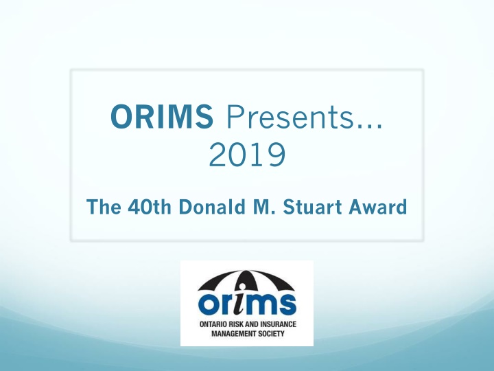 orims presents 2019