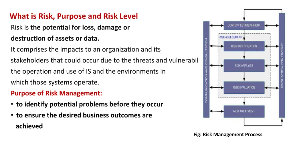 what is risk purpose and risk level risk