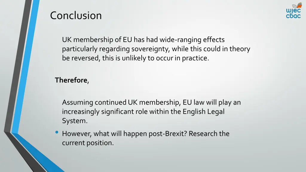 conclusion