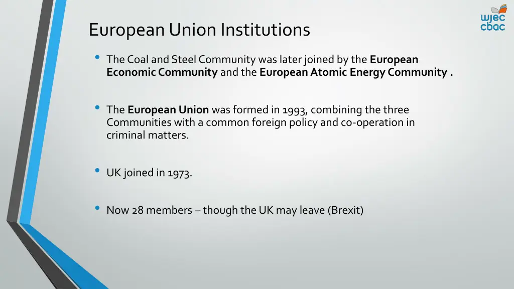 european union institutions the coal and steel