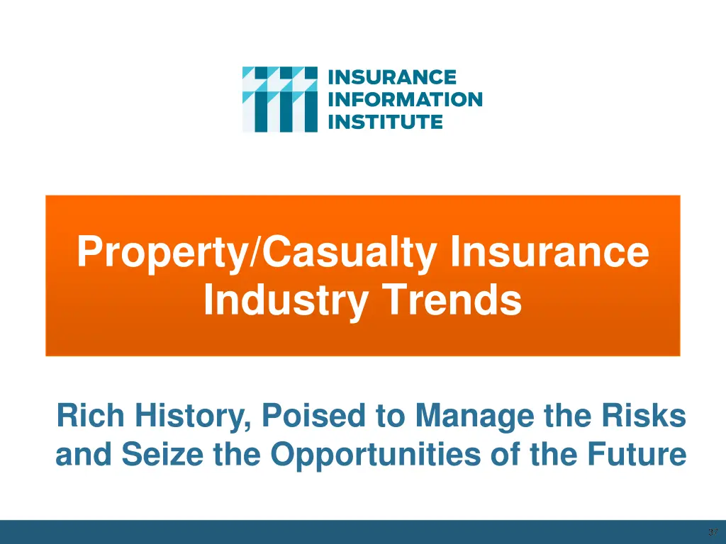 property casualty insurance industry trends