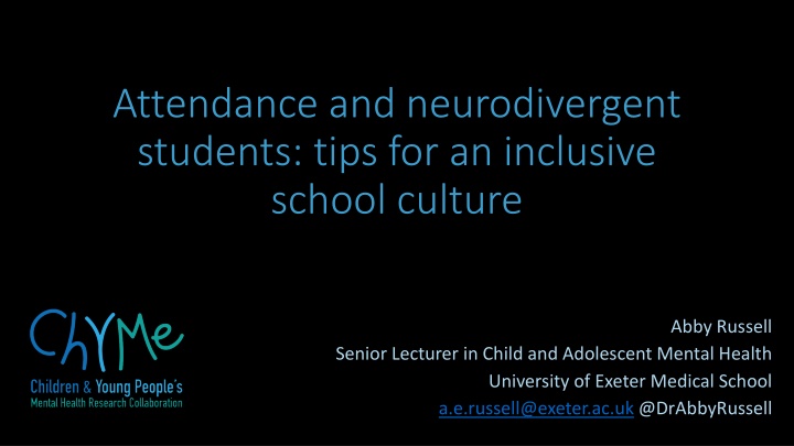 attendance and neurodivergent students tips