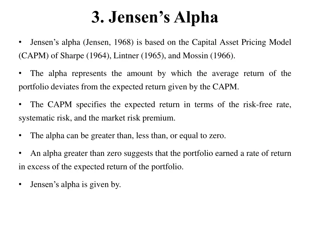 3 jensen s alpha