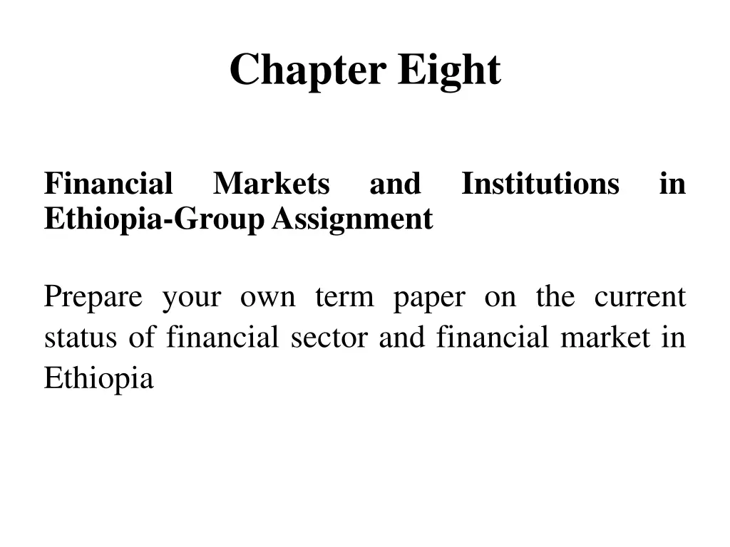 chapter eight